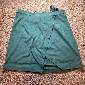 ⚡️adorable turquoise suede living doll skirt, size medium⚡️
